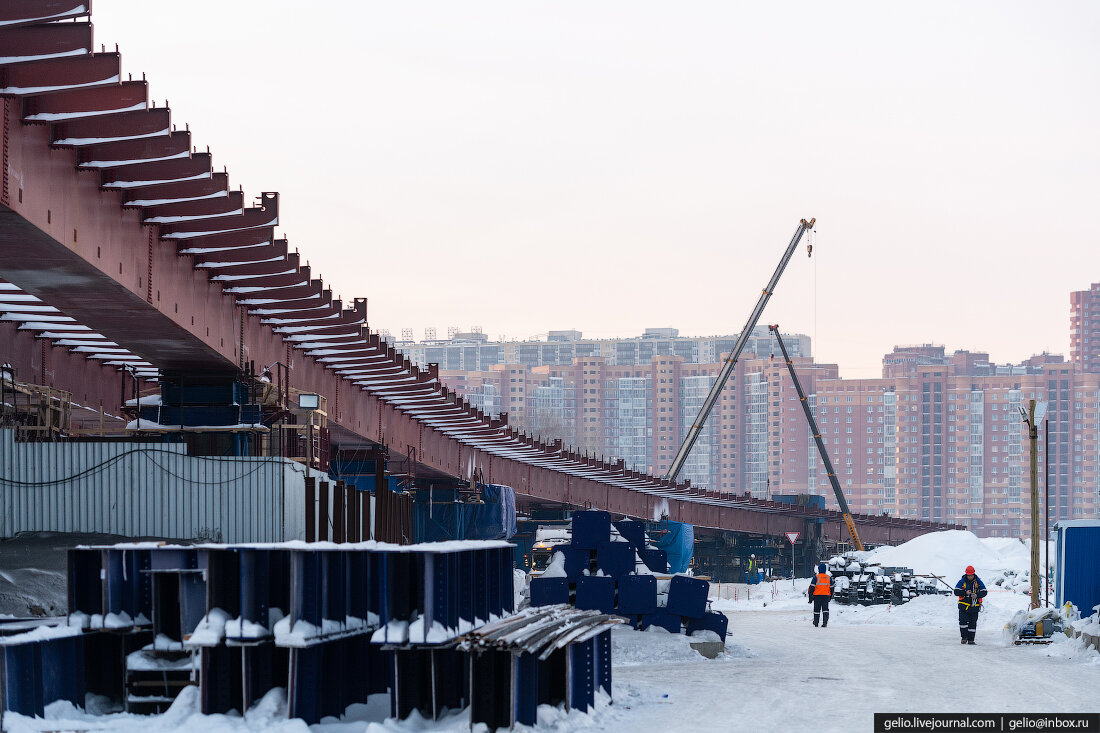 строительство мост новосибирск