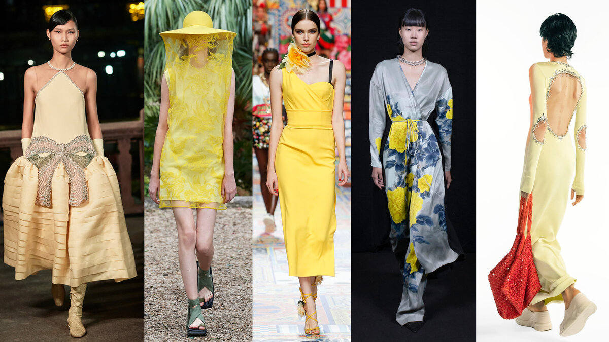 слева направо: Lanvin, Kenzo, Dolce&Gabbana, Act n 1, Givenchy