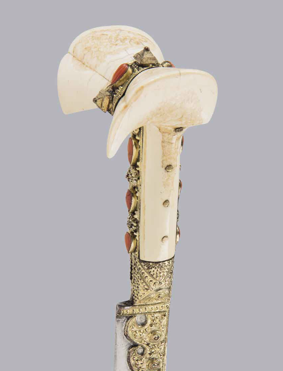 Рукоять ятагана (османы, 1242 год хиджры (1825/1826)).