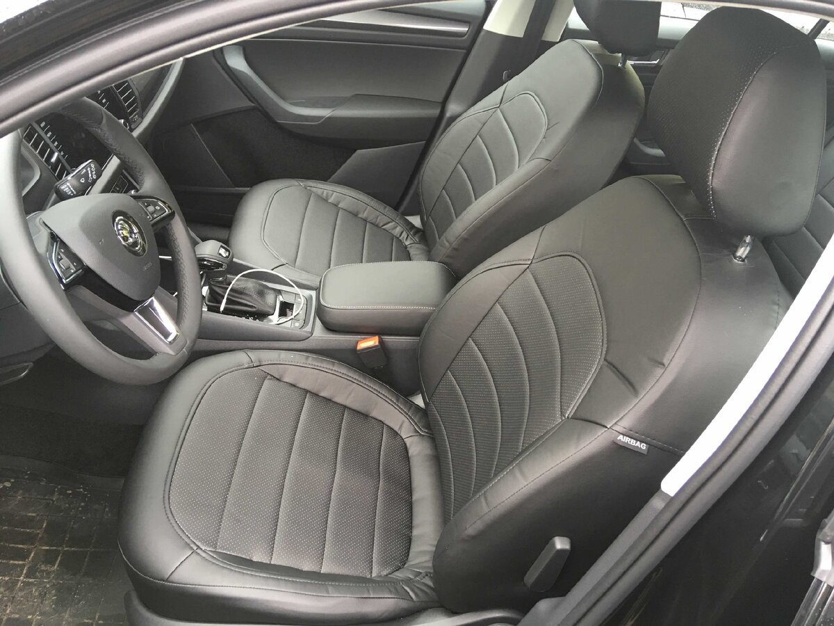 Пример установленных чехлов