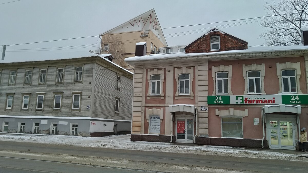 Городское кольцо Нижнего. Большая Печерская улица от Сенной до ул. Семашко.  Общежитие N2 НГЛУ и его окрестности. Cвежие фото | Нижегородские зарисовки  | Дзен