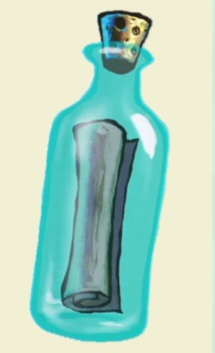 Бутылка с секретным ингредиентом