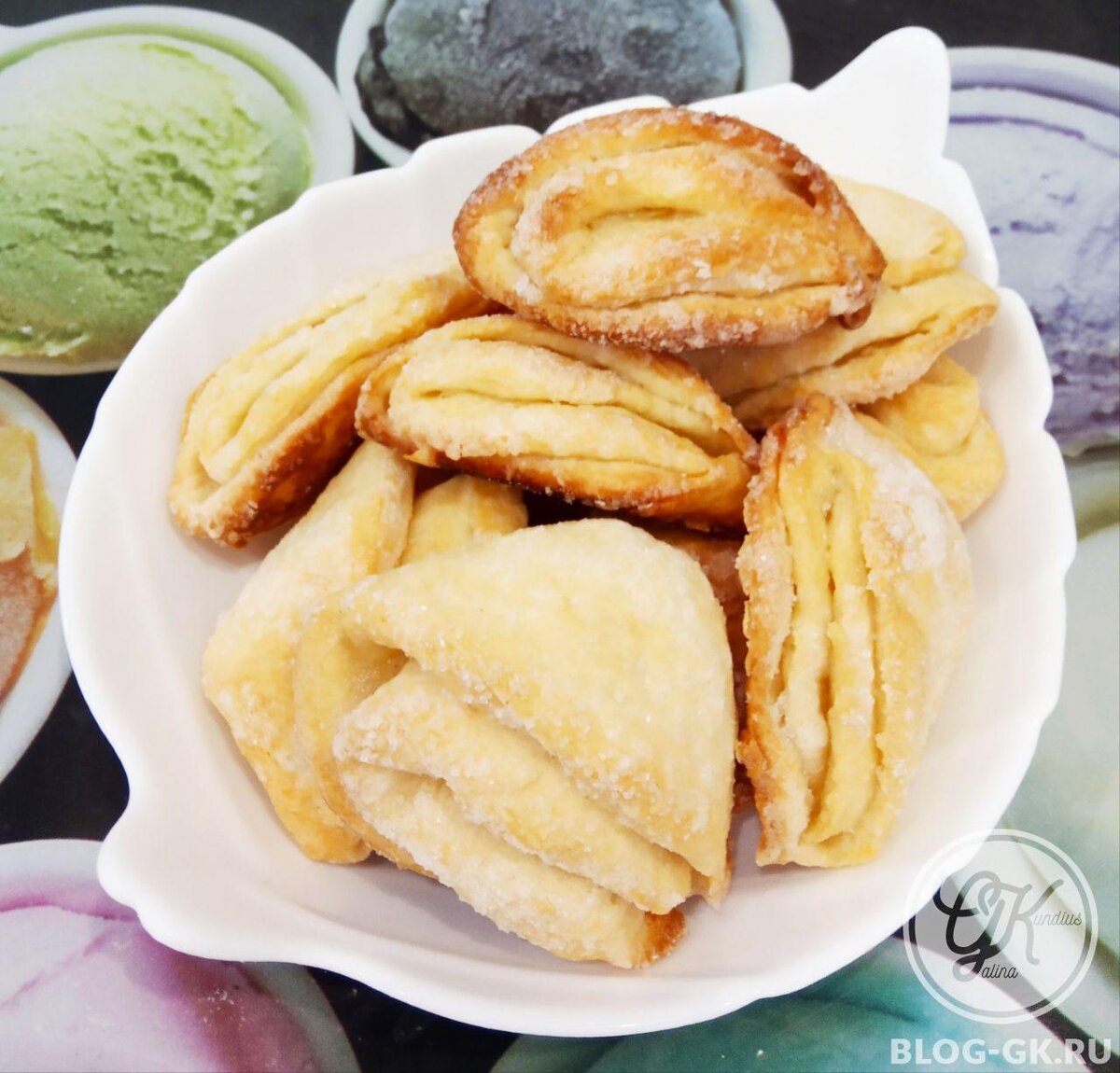 Творожное печенье "Треугольники"