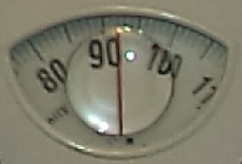 Мой вес 25 января. Личное фото.