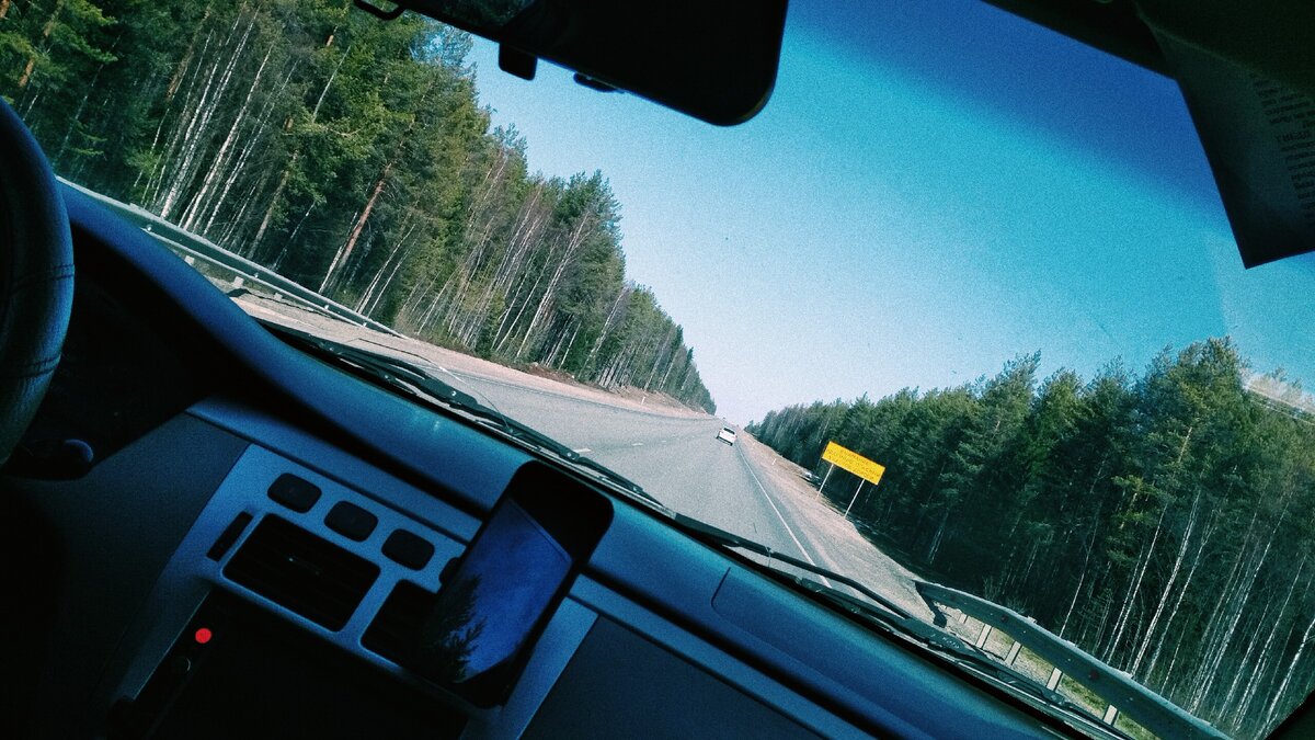 По дороге на Петрозаводск. Фото из личного архива