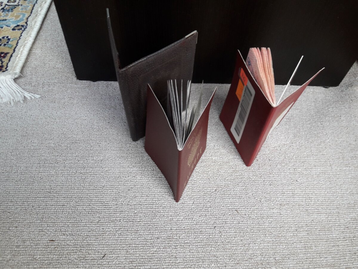 Сушу паспорта рядом с окном: солнце+ сквозняк