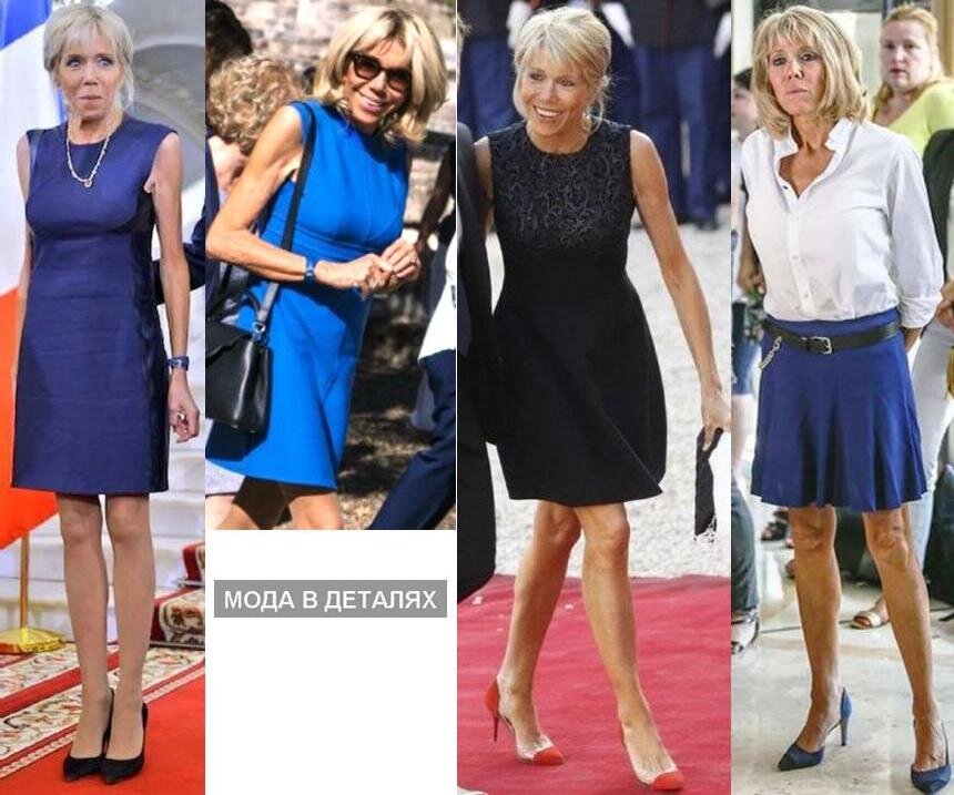 Брижит Макрон в мини