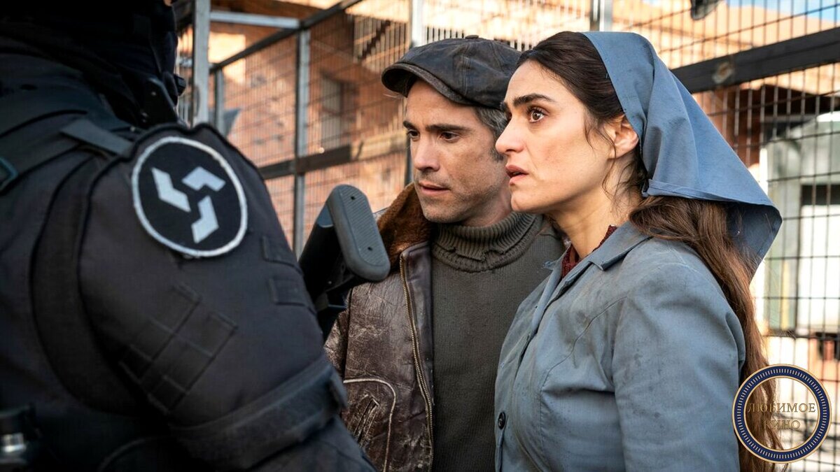 На блокпосту. Кадр из фильма «Забор». Картинка взята с сайта https://clck.ru/Wy8kD 