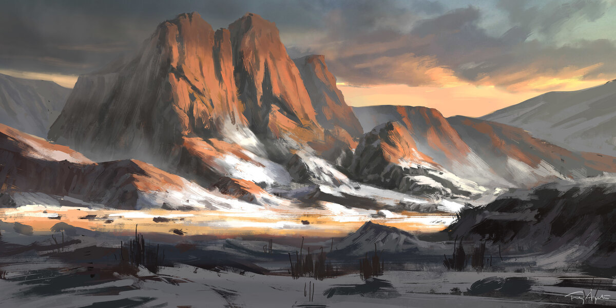 Картинка для нагнетания атмосферы https://cdna.artstation.com/p/assets/images/images/002/326/934/large/frej-agelii-mountain-frej-agelii.jpg