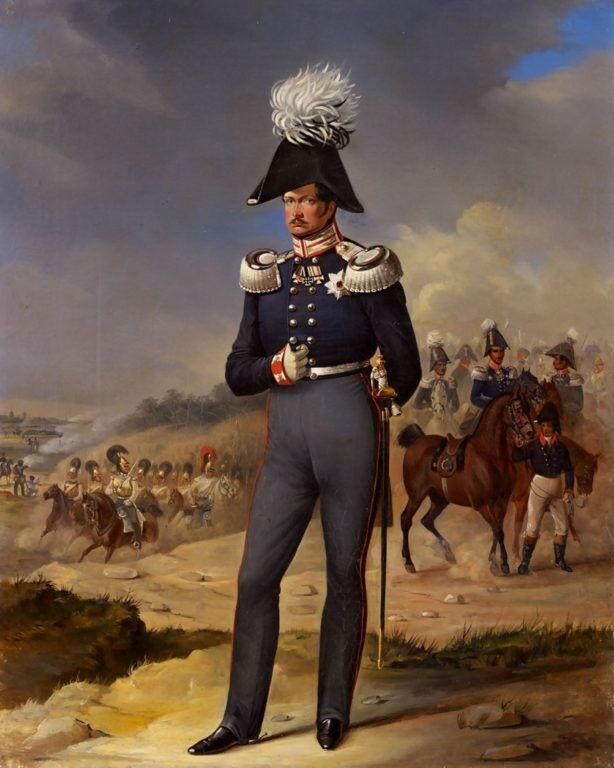 Фридрих Вильгельм III. Портрет из Военной галереи Зимнего дворца 