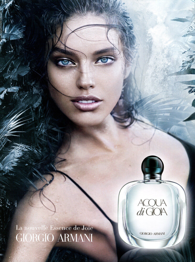 Эмили в рекламе Giorgio Armani Acqua di Gioia