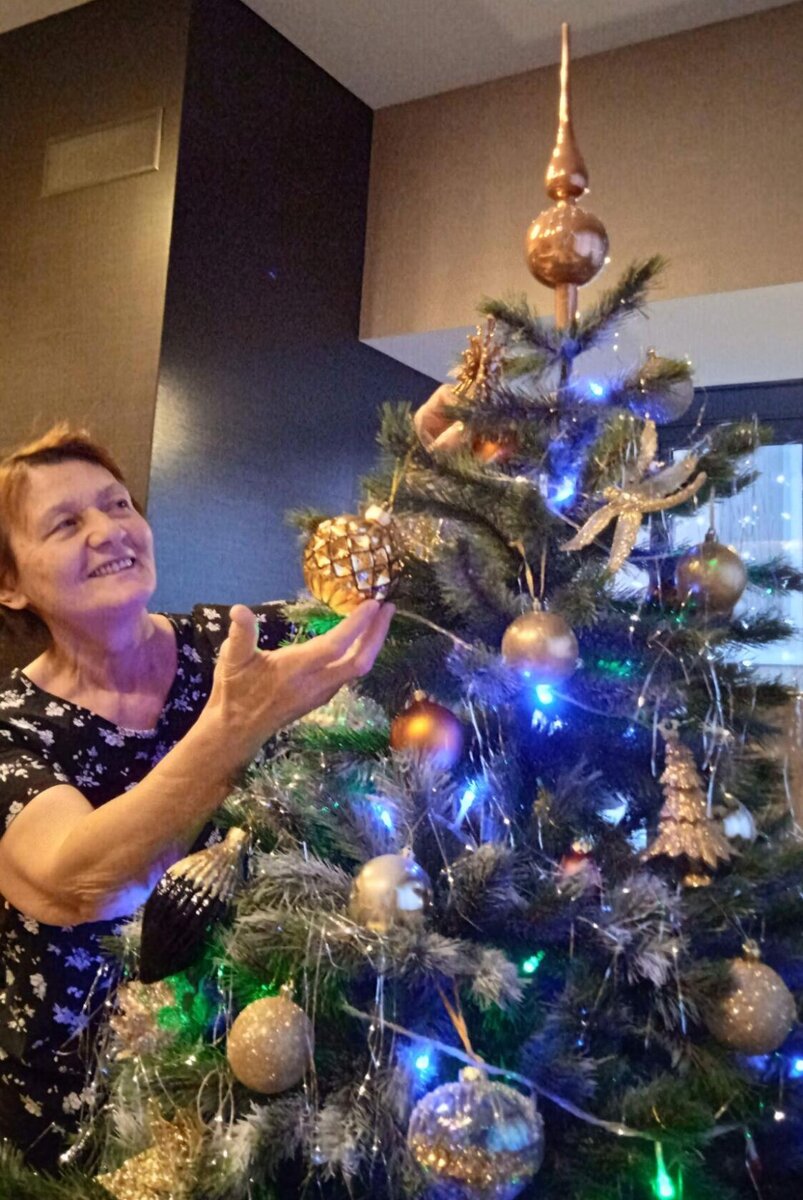 Ёлочка у моих друзей.