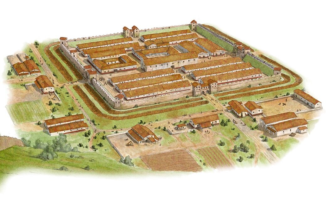 Римский форт. Художник: Claudio Prati