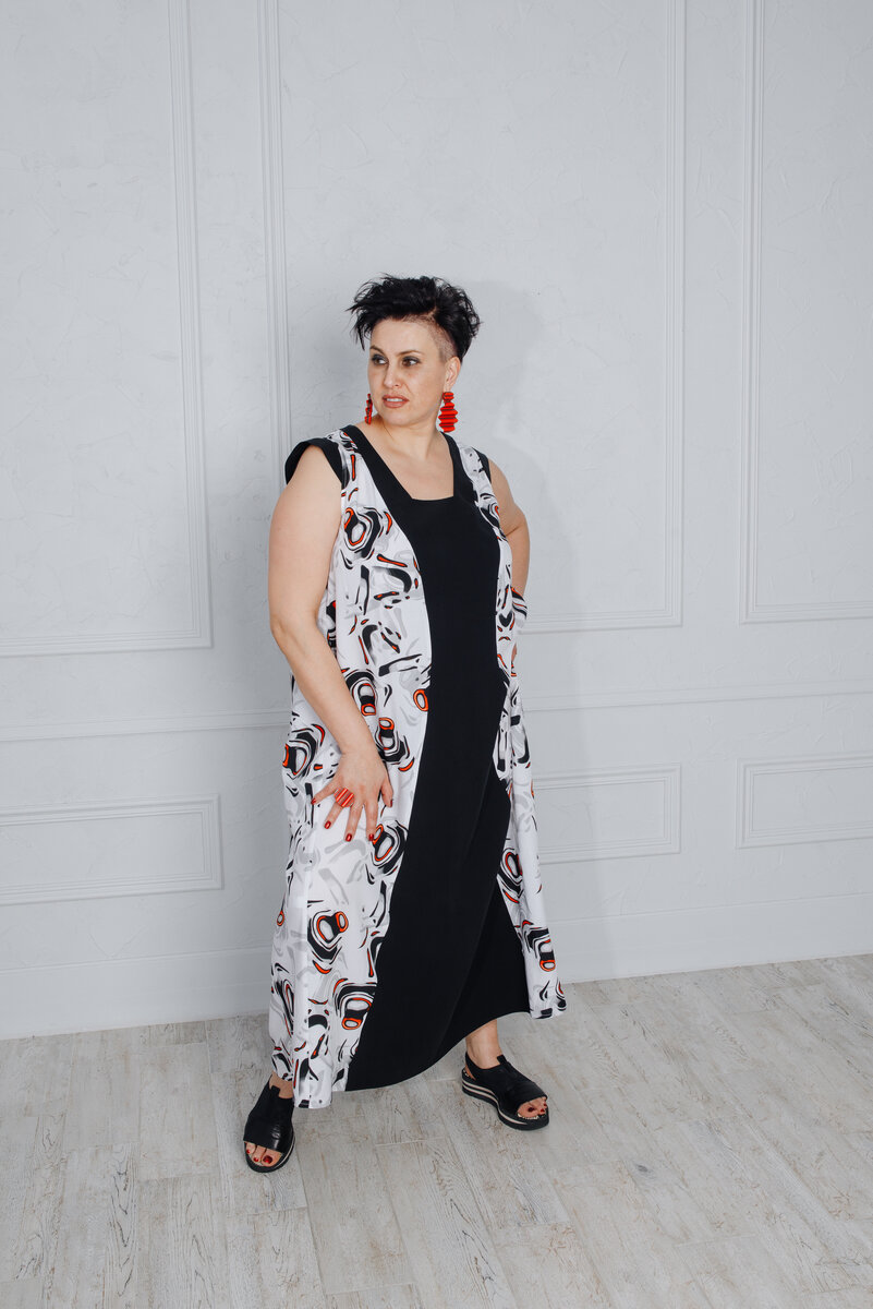 Платье Карповой из вискоза