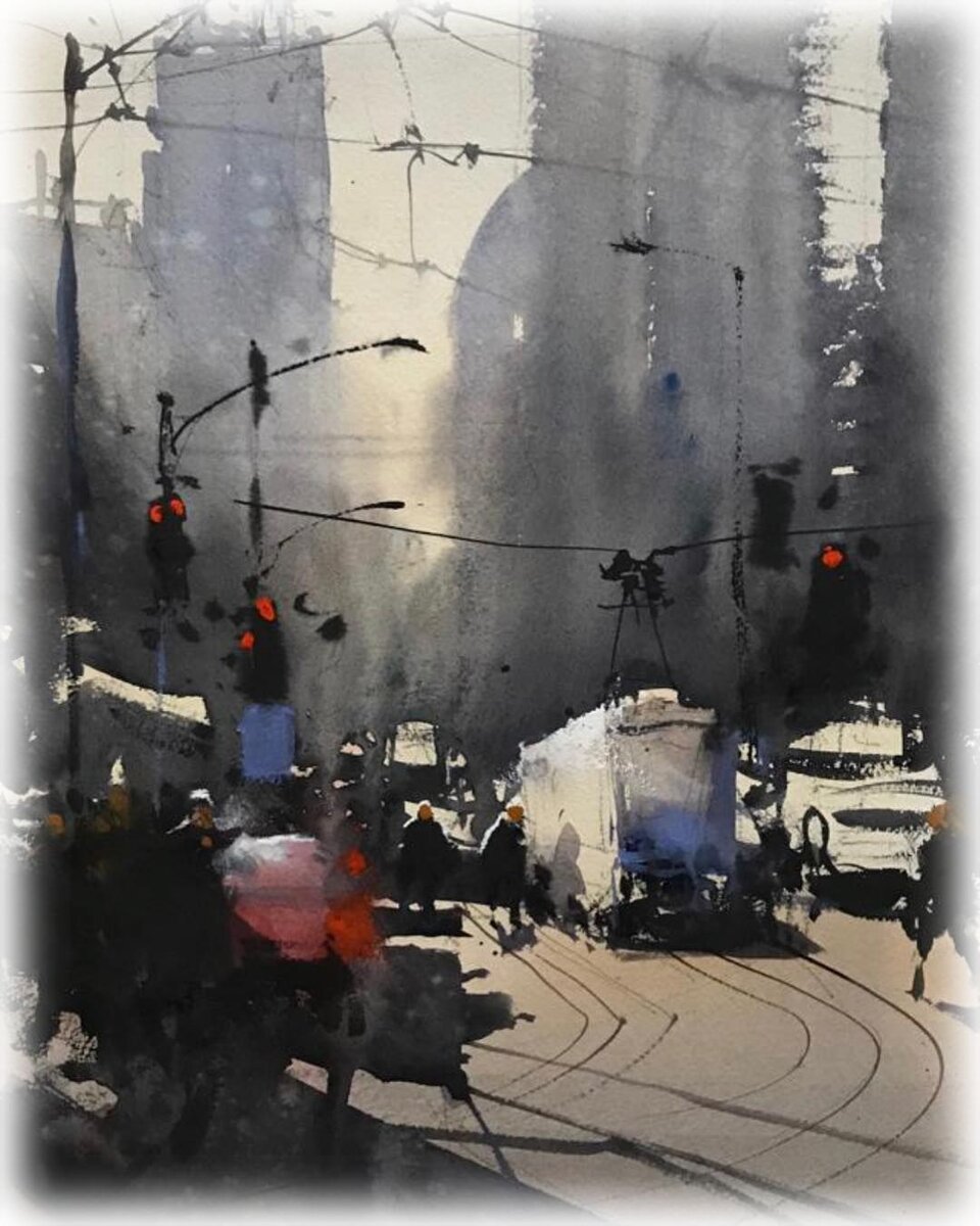 Художник Альваро Кастаньета очень точно передаёт на своих акварелях ...