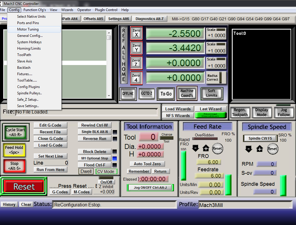Motor Tuning, Mach 3