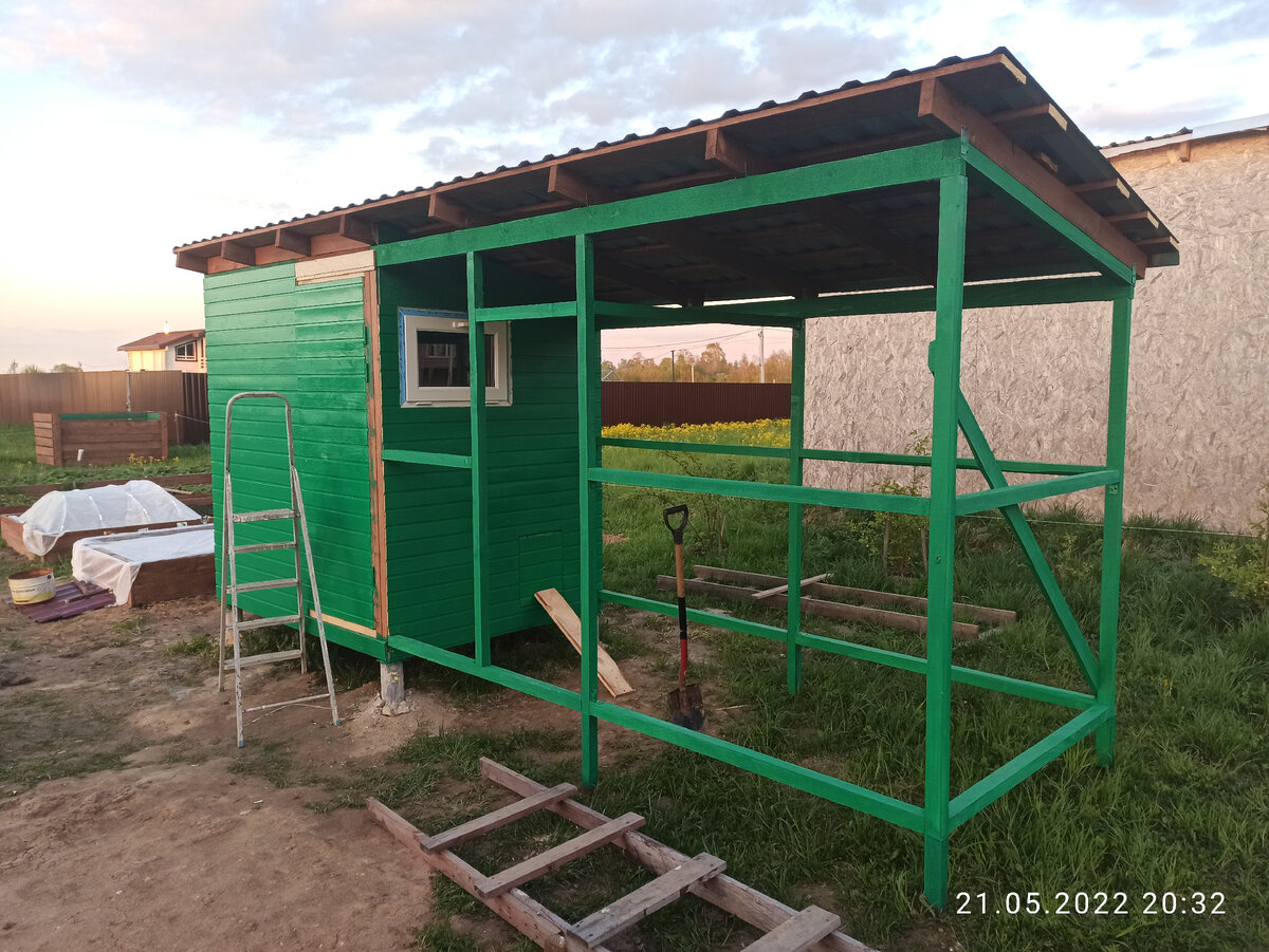 Вот что построил за полтора месяца, приезжая по выходным