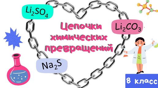 Решить цепочку превращений по химии онлайн по фото