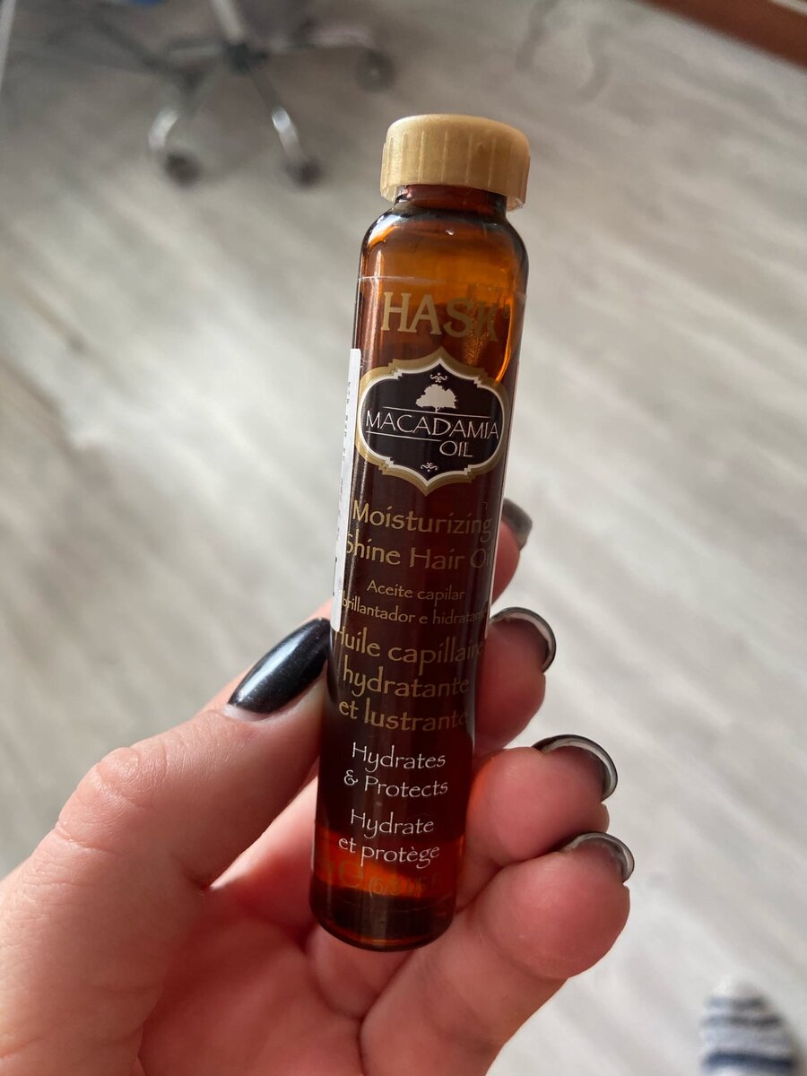 масло для волос Hask Macadamia Oil Moisturizing Shine Oil Vial
