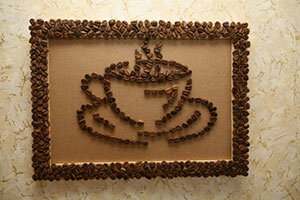 Кружка кофе с дымком