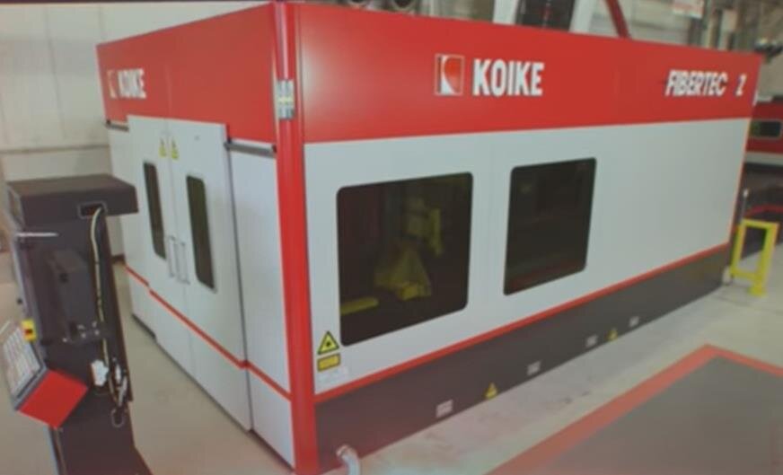 KOIKE Lasertex и Fibergraph на одном рельсовом пути.