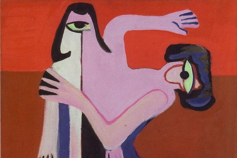 Людвиг Кирхнер, «Танец маск» (1928-1929 гг.)