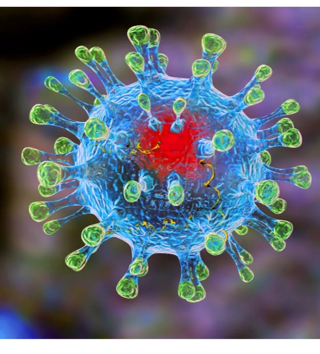 Корановирус   красиво и страшно 