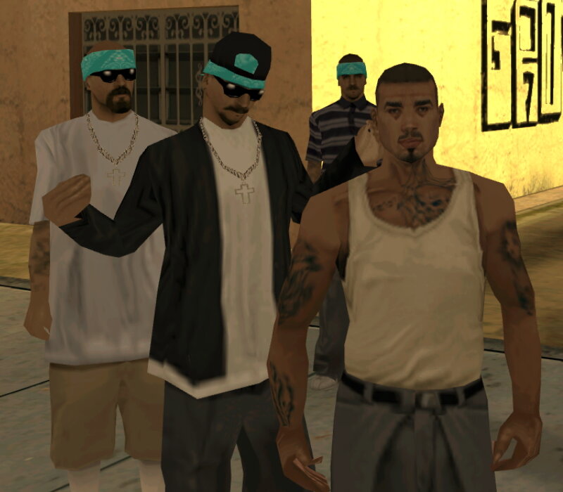 Цезарь и банда Варриос Лос-Ацтекас