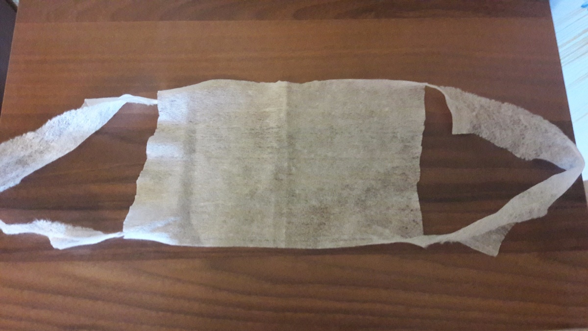 Маска, которую я сделала сама.