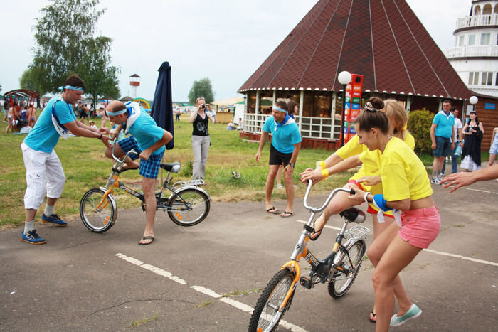 Аттракцион "Упрямый велосипед" из моей коллекции аттракционов. www.es911.ru