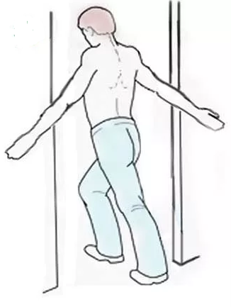 Простое упражнение в дверном проеме улучшающее осанку и раскрывающее грудной отдел позвоночника.