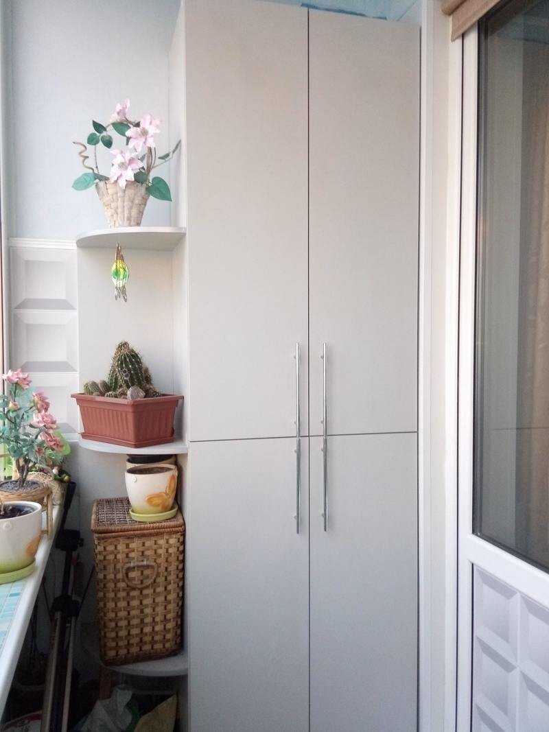 Шкаф на лоджии. Личный архив.