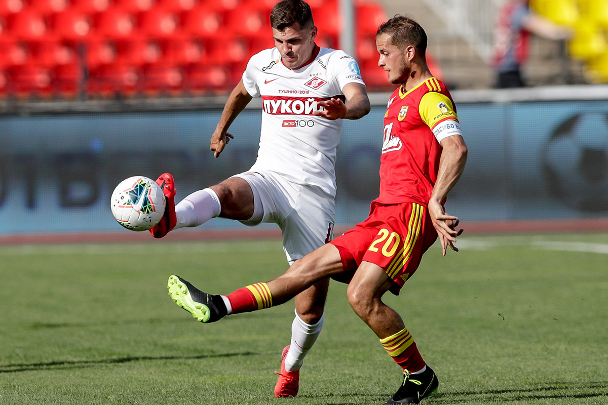 Зобнин вел всю атакующую игру в "Спартаке" в 1 тайме