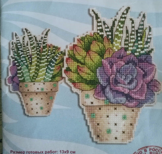 Обзор набора от "Жар-Птица" - "Суккуленты".