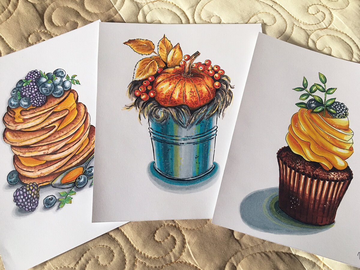 Работы по мастер-классам andemik на бумаге Canson "The Wall”