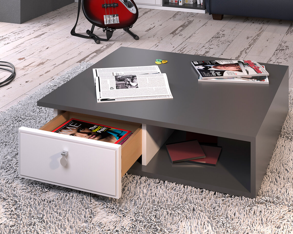 Журнальный стол с ящиком