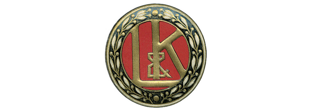 Логотип компании «Л&K», действовал с 1895 по 1905 год