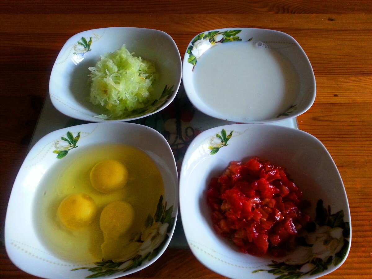 Продукты для блинов(фото автора)