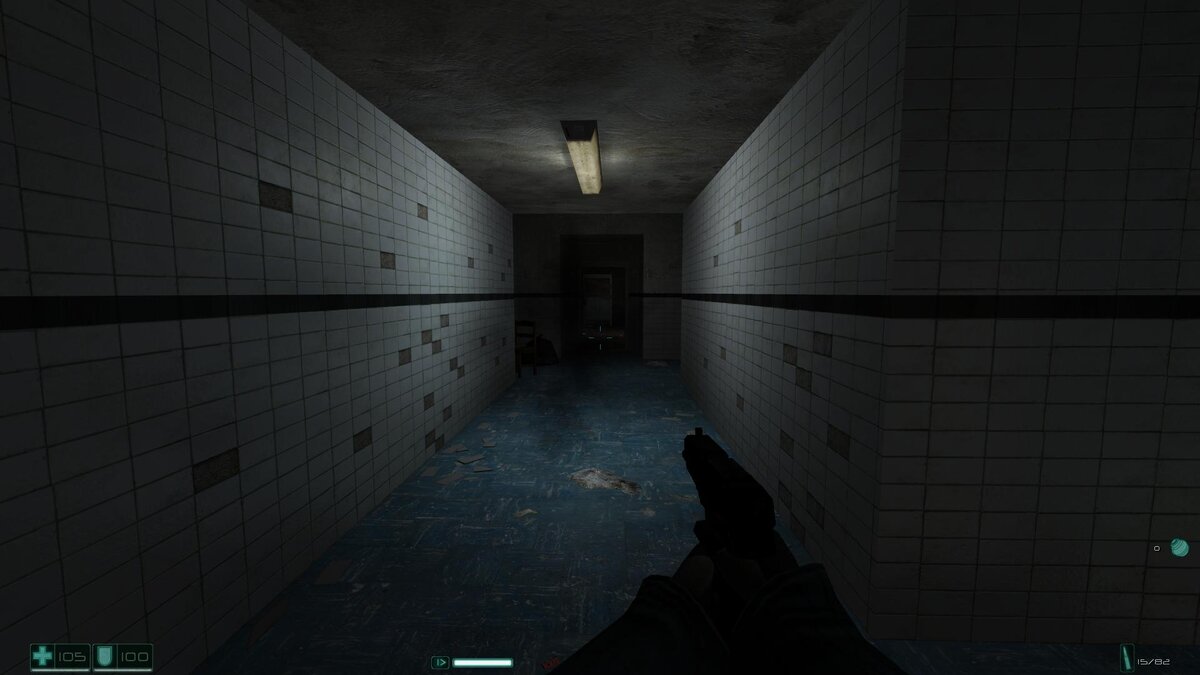 Лёгкая тёмная дымка в воздухе, пройдя через неё ГГ будет показано видение рассказывающее сюжетные подробности.