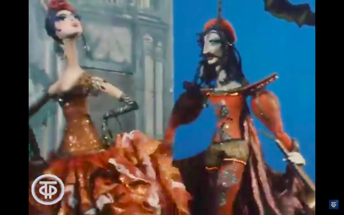 Сцена из спектакля "Дон Жуан" Государственного Центрального театра кукол