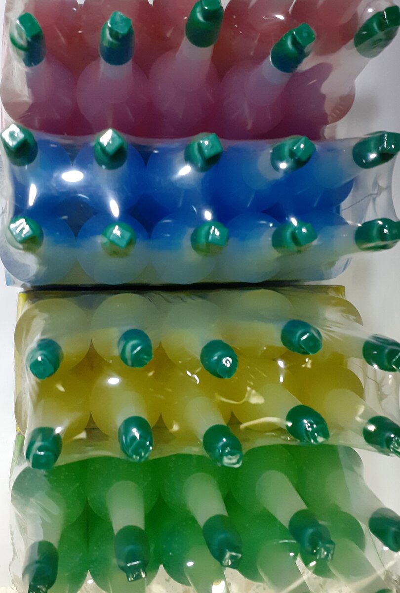 Везу цветные бутылочки домой 