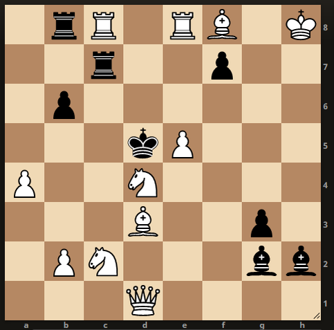 Рисунок 1. Ход белых