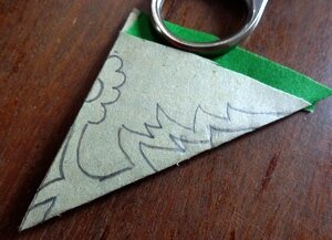 Снежинка с елочкой