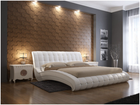 Кровать из натуральной кожи Орматек Vederi