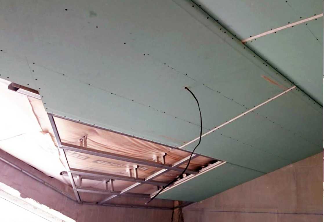 Пример гипсокартонных панелей