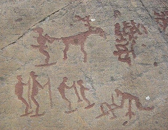 Рисунки на скале Залавруга