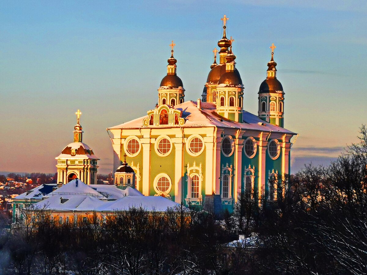 смоленск собор успенский зима