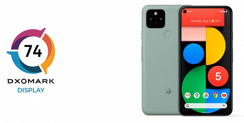 Оценка дисплея Google Pixel 5