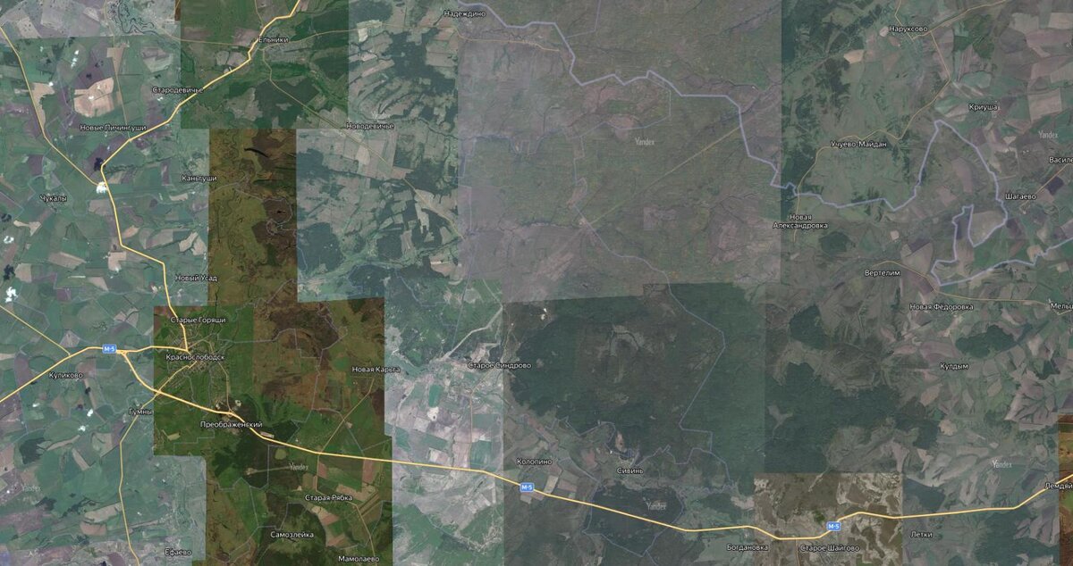 Севернее реки Сивинь - Старошайговский и Краснослободский районы и далее на север.