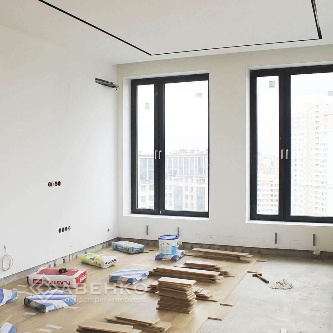 Монтаж инженерной доски на объекте в ЖК "Vander Park", г. Москва